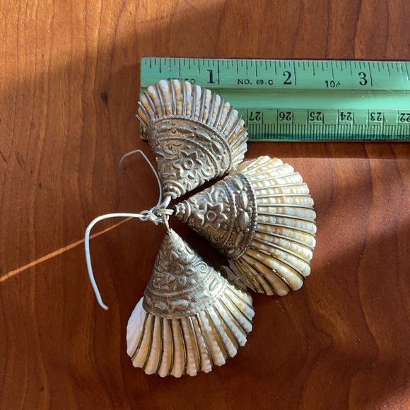 Shell & silver ornament - Picture 6 of 6